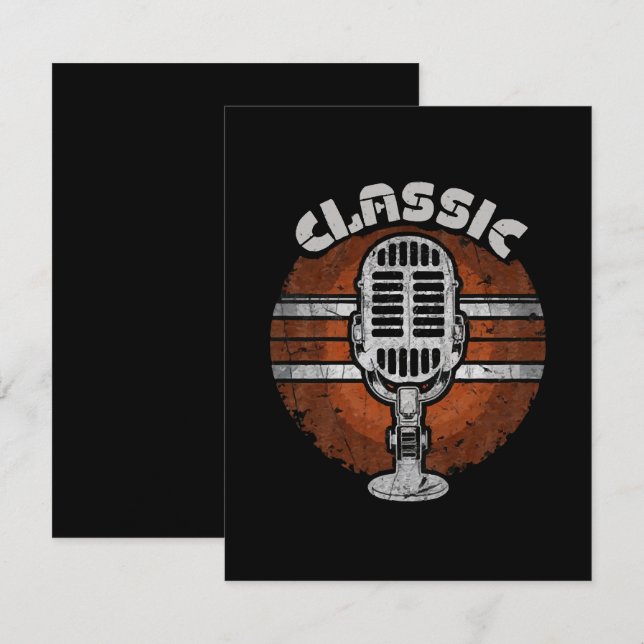 Classic-rock RSVP Card (Front/Back)