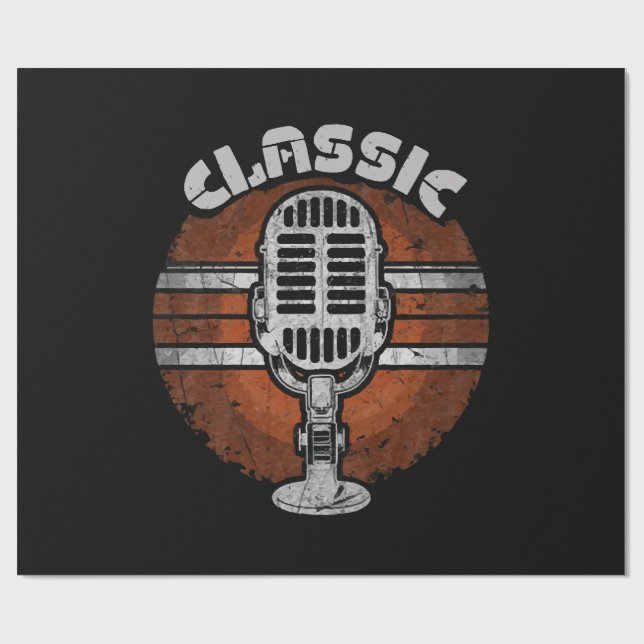 Classic-rock Wrapping Paper (Flat)
