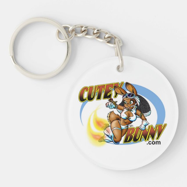 CLASSIC ROCKET BUNNY! KEY RING (Front)
