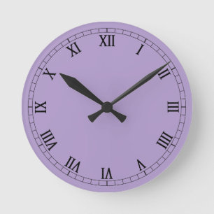 Classic Roman Numerals Round Clock