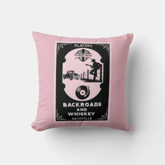 Classic Romantic Country Music Cushion