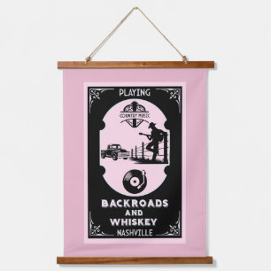Classic Romantic Country Music Hanging Tapestry