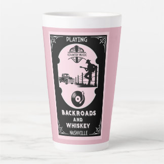 Classic Romantic Country Music Latte Mug