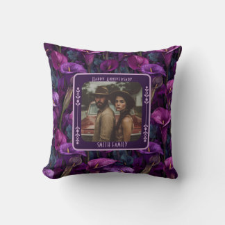 Classic Romantic Golden Anniversary Throw Pillow