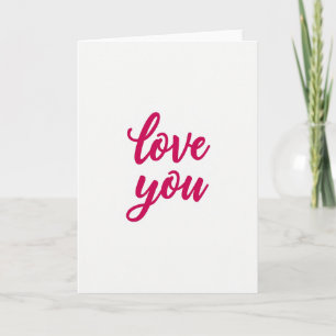 Classic Romantic Love Card