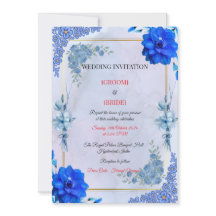 Classic Romantic Marriage Card Template