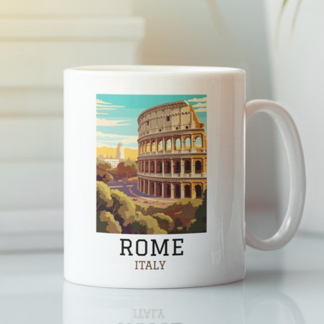 Classic Rome Italy Colosseum Historic Coffee Mug (Classic Rome Italy Colosseum Historic Coffee Mug)