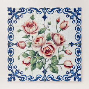 classic rose bouquet puzzle