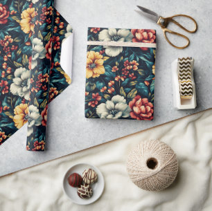 Classic Rose Flower Wrapping Paper For All