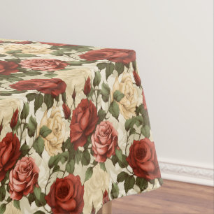 Classic Rose Garden Tablecloth