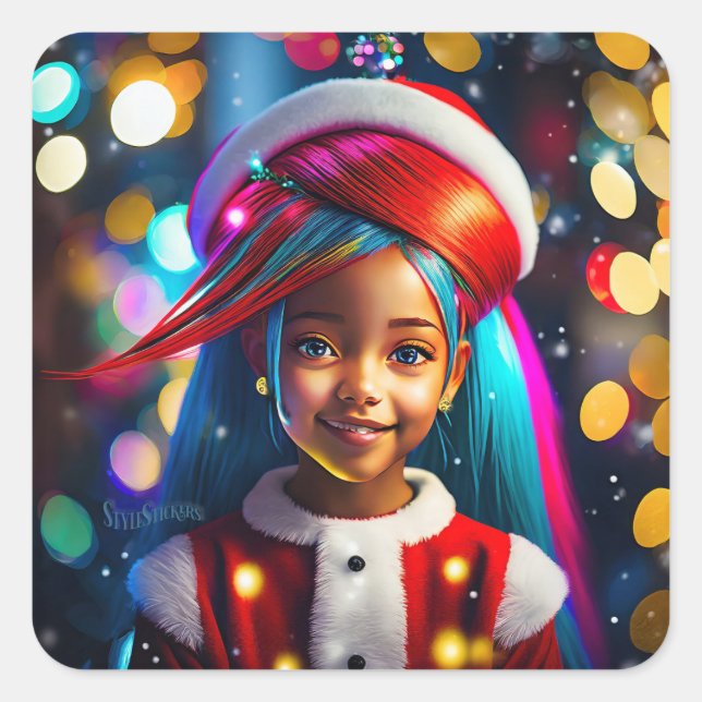 Classic Round Corner Square Stickers (Front)