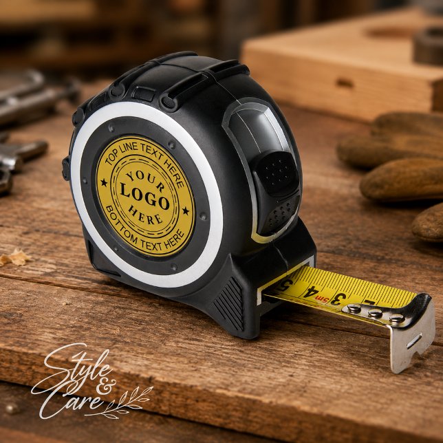 Classic Round Logo Text Personalised 1 (Classic Round Logo Text Personalized Tape Measure)