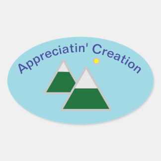 Classic Round Nature Themed Stickers