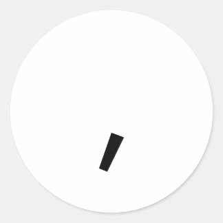 , CLASSIC ROUND STICKER