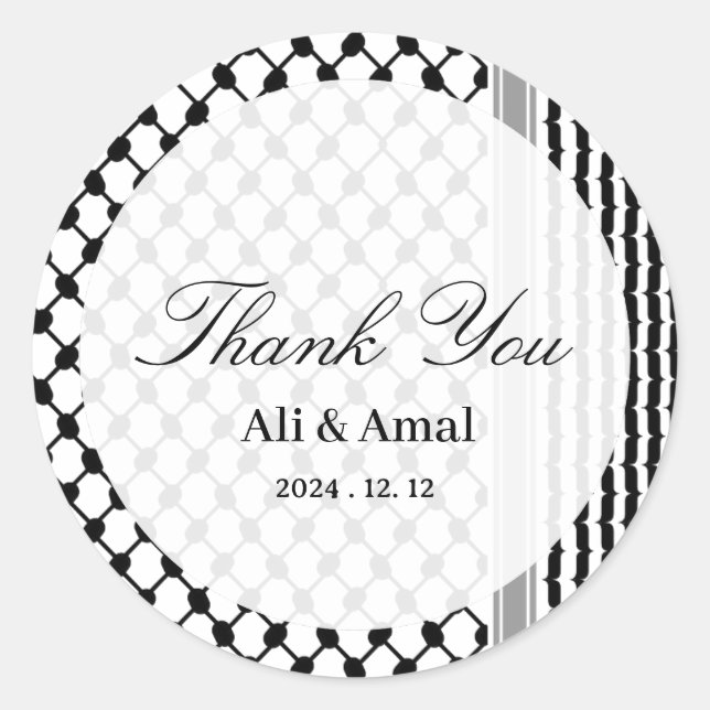 . CLASSIC ROUND STICKER (Front)