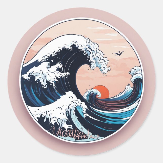 Classic round sticker  (Front)