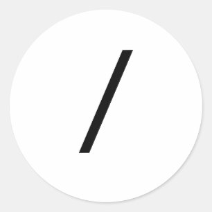 / CLASSIC ROUND STICKER