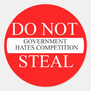 Classic Round Sticker Government hummer stickers