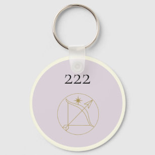 Classic Round Sticker Key Ring