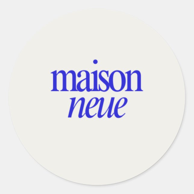 Classic Round Stickers  (Front)