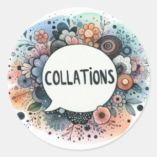 Classic round stickers