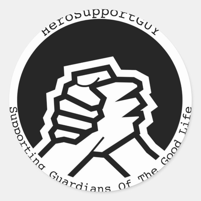 Classic Round Stickers (Front)