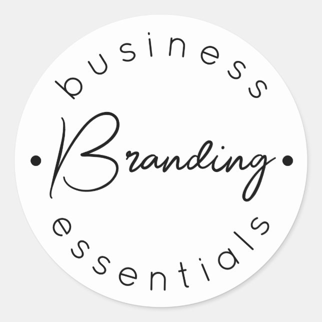 Classic Round Stickers (Front)