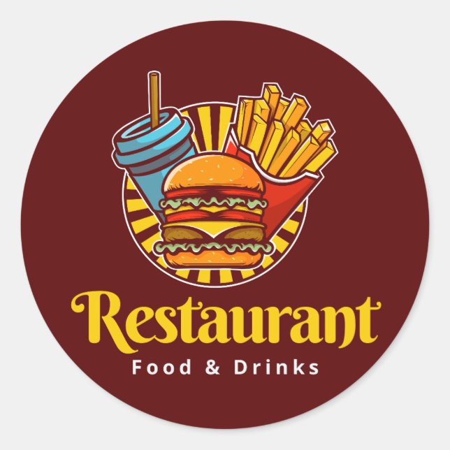 CLASSIC ROUND STICKERS  (Front)