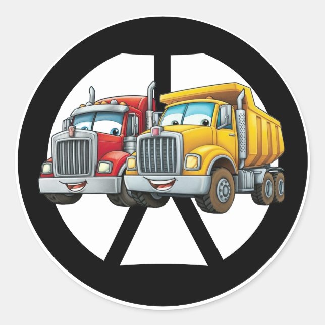 Classic Round Stickers (Front)