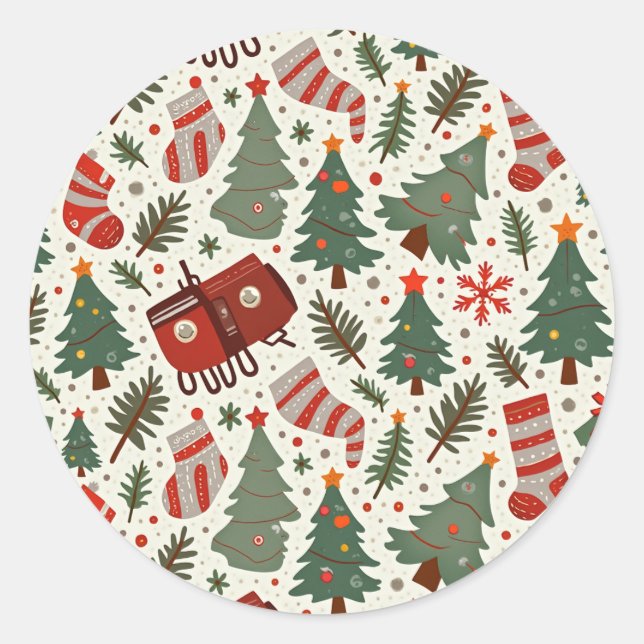  Classic Round Stickers (Front)