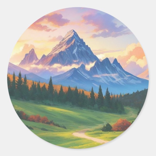 Classic Round Stickers (Front)