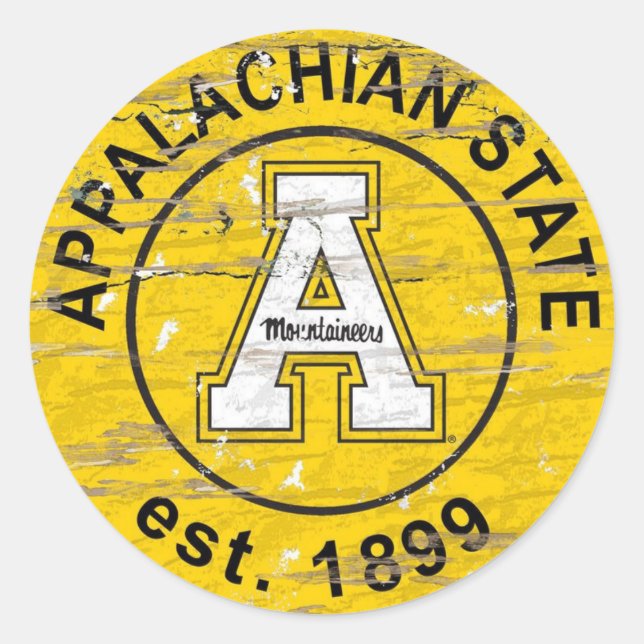 Classic Round Stickers – Appalachian State Univers (Front)