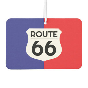 Classic Route 66 highway logo sign custom car Car Air Freshener