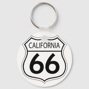 Classic Route 66 Key Ring