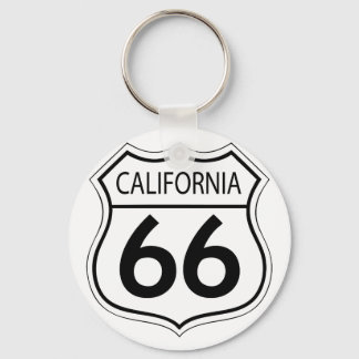Classic Route 66 Key Ring