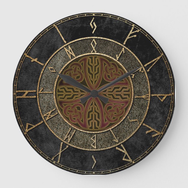 Classic Runes Large Clock (Front)