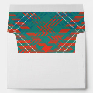 Classic Rustic Plaid Wilson Tartan Envelope