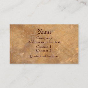 Classic Rustic Stone Look Business Card