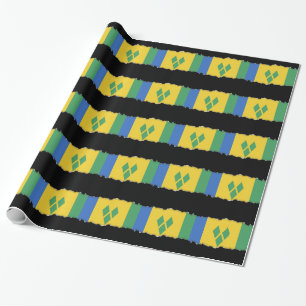 Classic Saint Vincent Flag Wrapping Paper