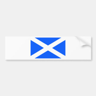 Classic saltire flag image bumper sticker