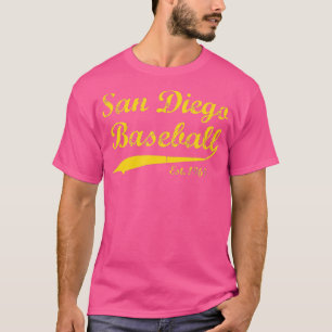 Classic San Diego California Baseball Fan Retro Vi T-Shirt