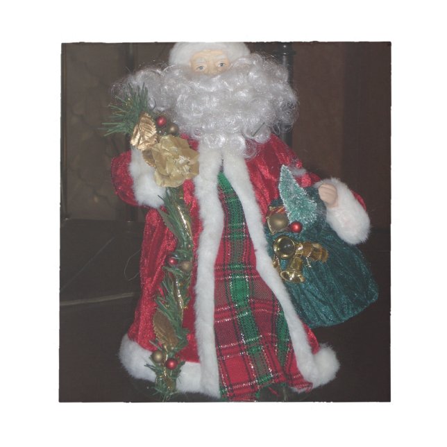 Classic Santa Claus: A Timeless Holiday Icon Notepad (Front)