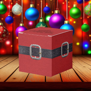 Classic Santa Claus Belt Merry Christmas Favour Box