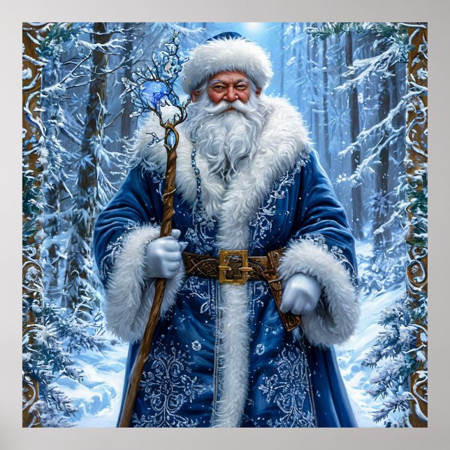 Classic Santa Claus Holiday Decor 🎅🎄✨🎁❄️ (Front)