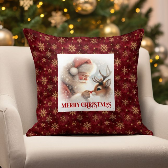 Classic Santa Claus Rudolph Pillow Christmas Accen (Classic Santa Claus Rudolph Pillow Christmas Accent

)