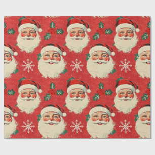 Classic Santa's Welcome II Wrapping Paper