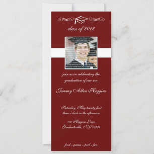 Classic School Graduation Invitations