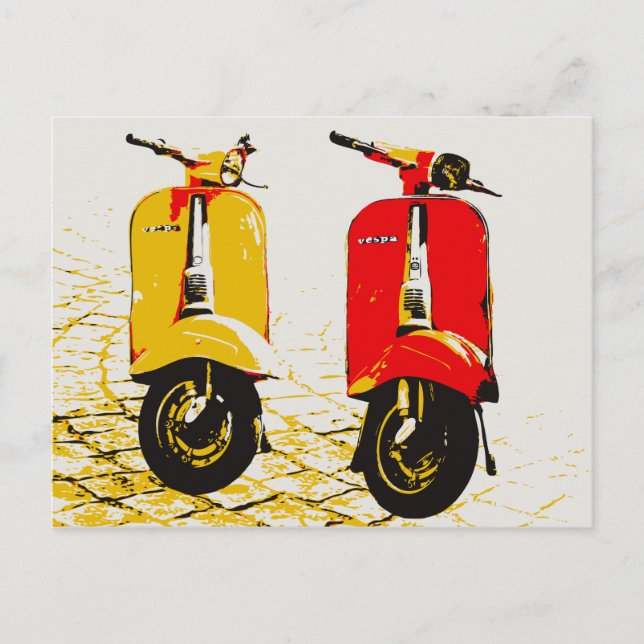 Classic Scooter Postcard (Front)
