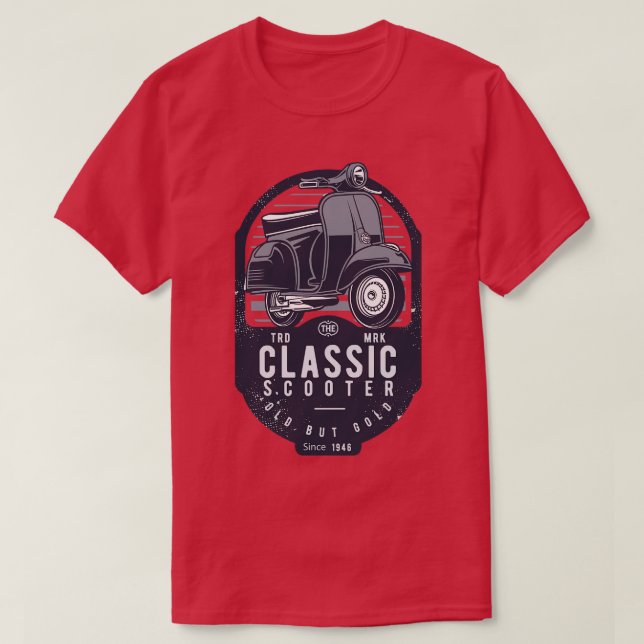 Classic Scooter T-Shirt (Design Front)