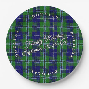 Classic Scots Clan Douglas Tartan Event Paper Plate